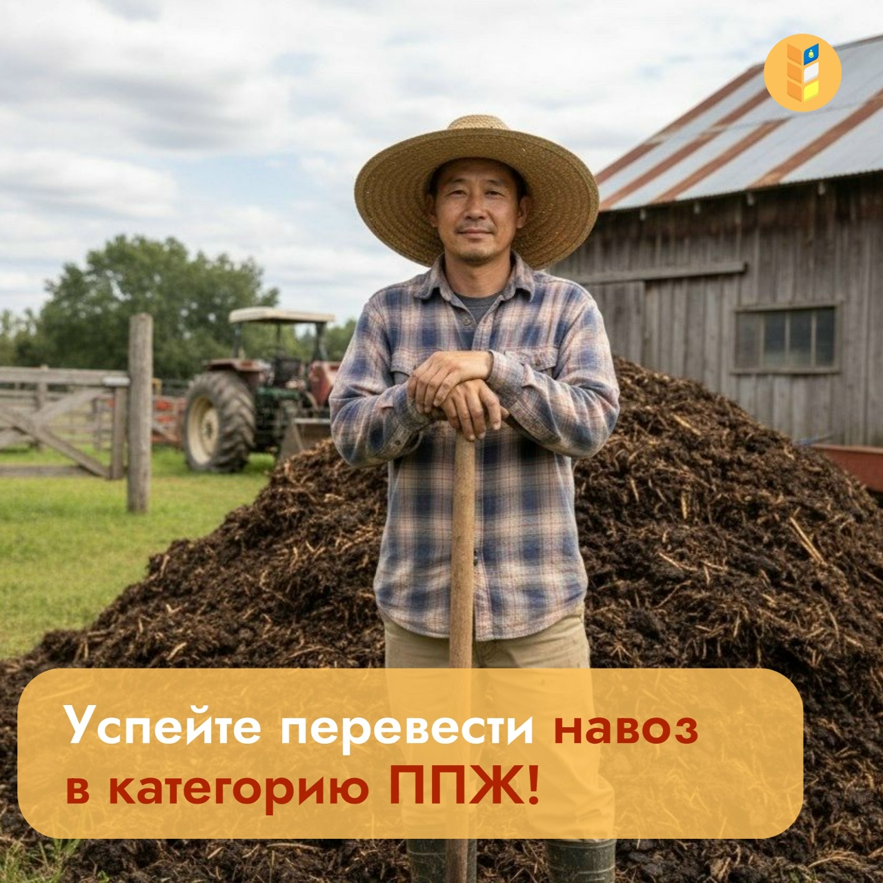 Сельхозпроизводителям: срок подачи уведомления по статусу навоза истекает 31 декабря